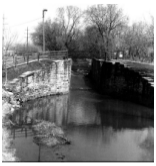 View of lock number one in lockport il.